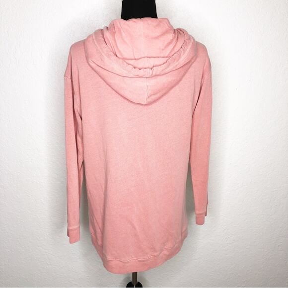 Sundry washed pink Army of Lovers hooded pullover knit top size 2 or Medium - Picture 15 of 15